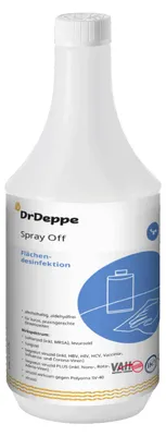 Produktbild von DrDeppe - Spray Off - alkoholhaltiges Flächendesinfektionsmittel - 1 L