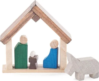 Zdjęcie produktu dla Pudełko zapałek Szopka bożonarodzeniowa Szer. x Wys. x Gł. 5,5 x 3,5 x 1,5 cm NOWE