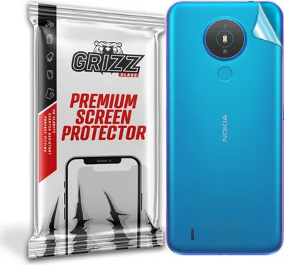 Produktbild von Folie auf der Rückseite GrizzGlass SatinSkin für Nokia 1.4