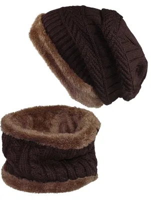 Produktbild von Set aus Beanie Mütze und Loop Schal
