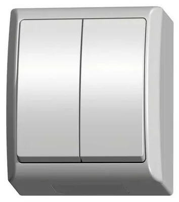 Obrázok produktu pre Ospel ŁNH-2H/00, Biela, IP44, 250 V, 10 A, 60 mm, 48 mm