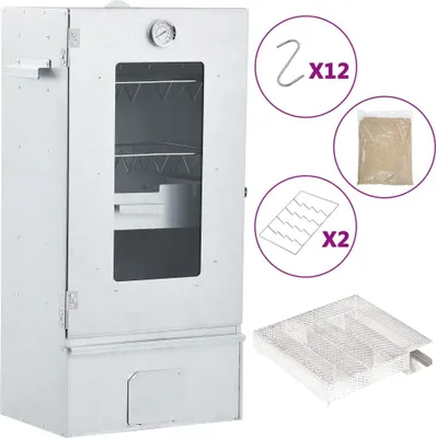 Immagine prodotto di vidaXL Affumicatore con generatore di fumo freddo Acciaio zincato