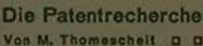 Obrázek produktu pro Die Patentrecherche