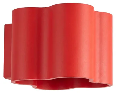 Image de Applique OVIO rouge G9 1xG9 8W aluminium 10x14,5x12cm Sollux Lighting