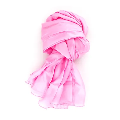 Produktbild von Seidenschal Halstuch Schal XXL Rosa Pink Altrosa Seide 180x90cm