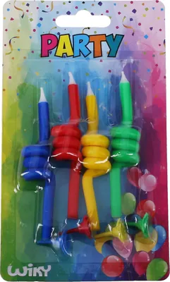 Immagine prodotto di Candele 4 pezzi + supporti 4 pezzi Spirale