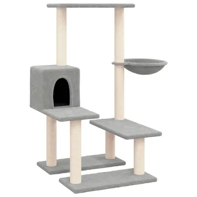 Immagine prodotto di vidaXL Graffiatoio in sisal Grigio chiaro 94,5 cm