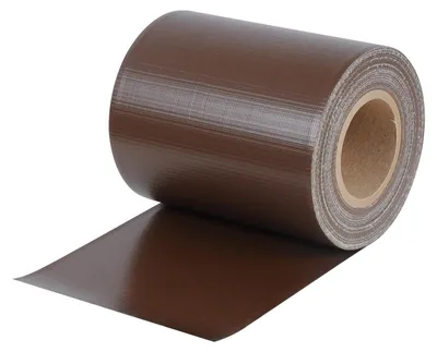 Image de Film occultant pour clôture - Brise-vue PVC - 350 x 19 cm - Marron - Pour grillage et jardin
