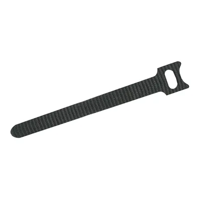 Immagine prodotto di Fascetta in velcro - 10 pezzi nastro nero 12x330 mm, riutilizzabile per l'organizzazione dei cavi
