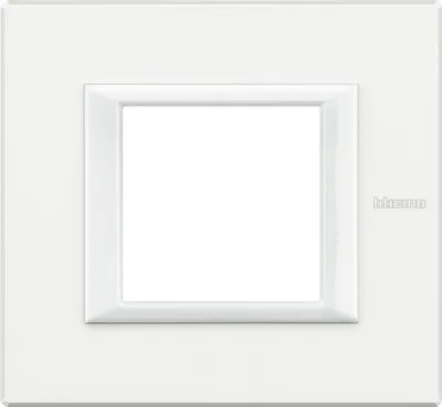 Produktbild von Bticino RAHMEN 2MOD WHITE ALUMINIUM (HA4802HD)