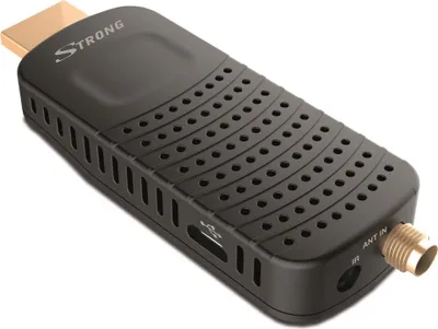 Immagine prodotto di STRONG sintonizzatore DVB-T/T2 stick HDMI SRT 82/ Full HD/ H.265/HEVC/ antenna esterna/ EPG/ PVR/ HDMI/ USB/ micro USB/ IR/ nero