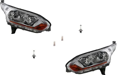 Produktbild von Scheinwerfer passend für Ford Transit 13 13-18 Leuchtmittel Satz L R 1807866 1819688 1827690 DT1113W030AA DT1113W030AC 1807875 1819 Johns