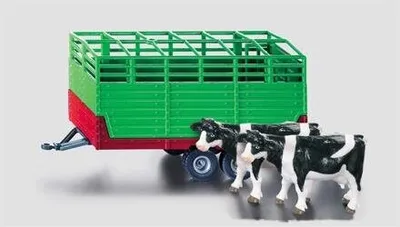 Image de Siku Remorque à bétail avec deux vaches Agriculture ; 2875