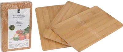 Immagine prodotto di Set di 3 taglieri in bambù 22x14x0,8 cm