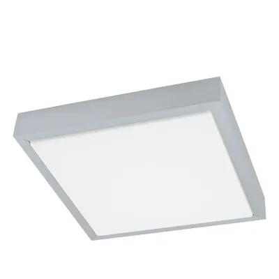 Zdjęcie produktu dla Lampa sufitowa EGLO LED 9,7W, 280x280, aluminium, z płytą PMMA w kolorze białym