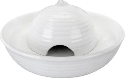 Produktbild von TRIXIE Trinkbrunnen Vital Flow - weiß - 0,8 l/ø 24 × 10 cm
