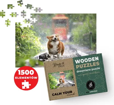Zdjęcie produktu dla FOTO PUZZLE DREWNIANE z TWOJEGO ZDJĘCIA NA PREZENT 1500 elementów 60x40cm