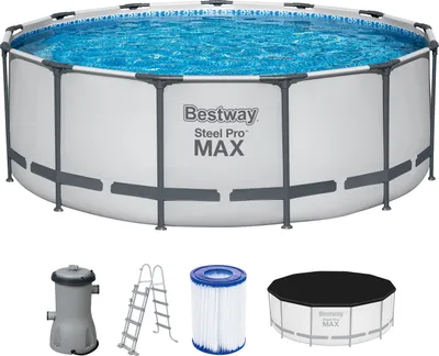 Produktbild von Bazénová souprava Bestway Steel Pro MAX Rund 396x122 cm