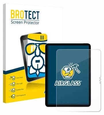 Produktbild von BROTECT Schutzglas für Apple iPad Air 11" M4 2026 (Hochformat) Schutzfolie Panzer Folie Glas Display Schutz klar