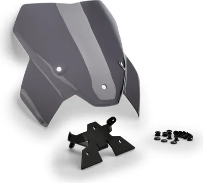 Productafbeelding van PUIG kuipruit voor sportieve motoren, transparant/donker, goedgekeurd (ABE) voor BMW