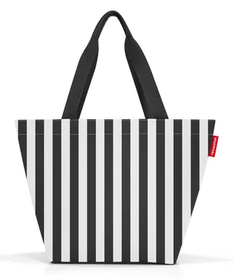 Productafbeelding van reisenthel shopper schoudertas Shopper Summerstripes Black zwart