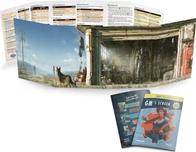 Obrázek produktu pro Fallout RPG GM Screen Booklet & Flysheet - Tabletop-Rollenspiel - ENG Edition