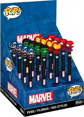 Produktbild von Figur Funko POP Pen Marvel  Captain Hulk Iron Man Spider-Man Długopis Mix Losowy