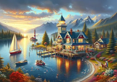 Obrázek produktu pro Umělecké puzzle - Puzzle Snový večer - 1000 dílků