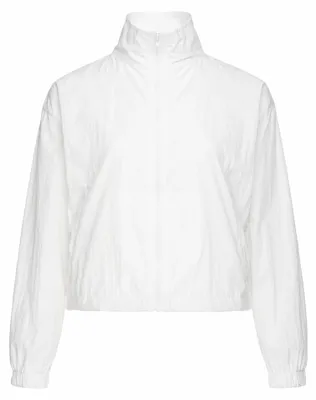 Produktbild von Jacke für Damen, Farbe Weiß, Größe L, mit lockerer Passform und Stehkragen