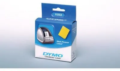 Rouleau d'étiquettes DYMO® 19 x 51 mm, blanc, pour LabelWriter, amovible, rouleau de 500 étiquettes