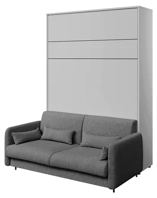 Produktbild von Schrankbett Mit Sofa Bed Concept 160X200 Cm Lenart Bett Im Schrank Klapbett Grau/Graphit