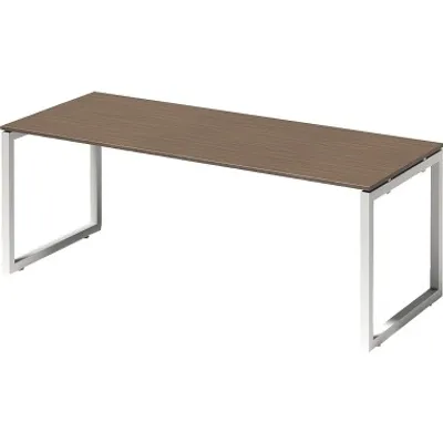 Produktbild von BISLEY Schreibtisch Cito Maße: 200 x 74 x 80 cm (B x H x T) 3-Schicht-Spanplatte, melaminharz Farbe der Tischplatte: nußbaum