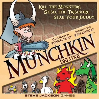 Produktbild von Munchkin Deluxe - Brettspiel - ENG Edition