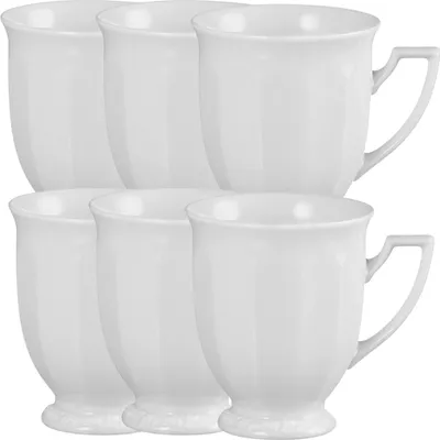 Produktbild von Rosenthal Maria Weiss Becher mit Henkel Set 0,3 l 6tlg