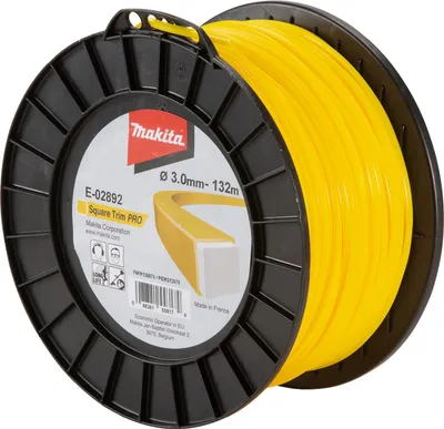 Obrázok produktu pre Makita kosiaca šnúra 4-stranná 3 mm x 132 m - E-02892