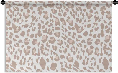 Produktbild von MuchoWow® Wandteppich Wandbehang Panther Druck - Pastell - Flecken 90x60 cm Tapisserie Dekoration Wandtuch - Wandskulpturen - Bildteppich