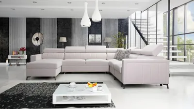 Produktbild von XXL Couch Wohnlandschaft mit Bettfunktion BALTIC VII Farbe wählbar TOP Qulaität
