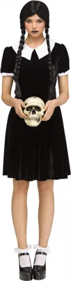 Produktbild von Gothic Girl Damen Kostümkleid für Halloween Größe: M/L
