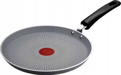 Obrázek produktu pro Tefal C3123853, Kulatý, Pánev na palačinky, Černá, Šedá, Hliník, Keramický, Elektrický, Plyn, Indukční, Čína