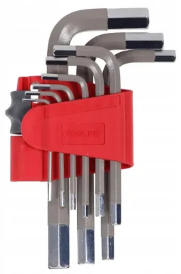 Produktbild von Proline Innensechskantschlüssel Satz 9-teilig 1,5-10 mm