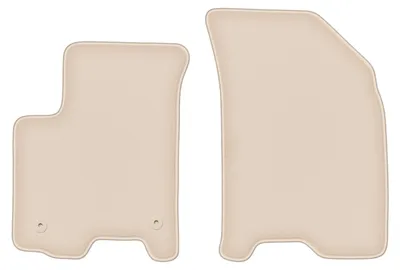 Produktbild von DURBAN Beige Velours-Fußmatten vorne für Daewoo Kalos Schrägheck, Limousine (2002-2011)