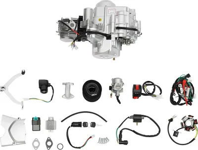 Immagine prodotto di Motore da 125 cc, 4 tempi, avviamento elettrico, argento