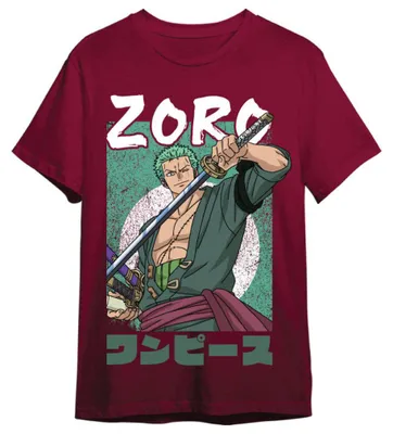 Zdjęcie produktu dla Koszulka One Piece z Roronoa Zoro dla dorosłych