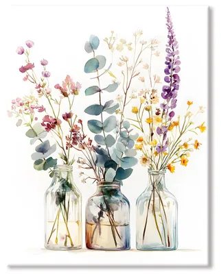 Malen nach Zahlen Blumen 40x50 cm DIY-Kreativset für Erwachsene