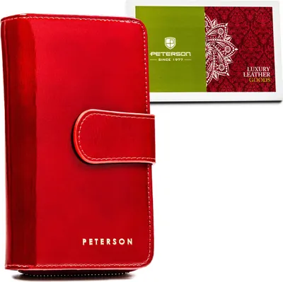 Image de Peterson Portefeuille en cuir pour femmes Njie Rouge Taille unique