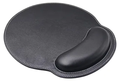 Produktbild von Ergonomisches Mauspad mit Handgelenkauflage, Anti-Sehnenscheidenprobleme, Schwarz