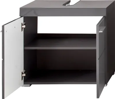 Produktbild von trendteam Bad Waschbeckenunterschrank Amanda Grau Melamin/Agave grau HG.TZ 60 x 56 x 34 cm