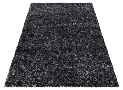 Produktbild von Homebyhome Shaggy Teppich Wohnzimmer Hochflor Teppich Einfarbig Meliert Design Flauschig Weich, Grösse: 140x200 cm