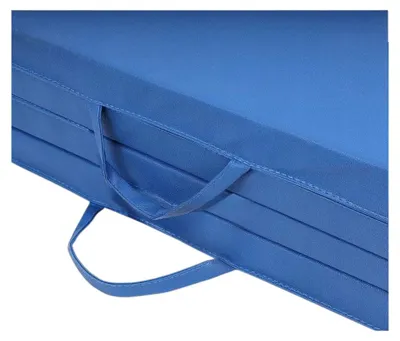 Obrázek produktu pro Maxwel – Protiskluzová, skládací podložka do posilovny SX1569 (5 cm x 180 cm x 60 cm) (Modrá)