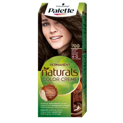 A box of Palette Permanent Naturals Color Cream hair dye.